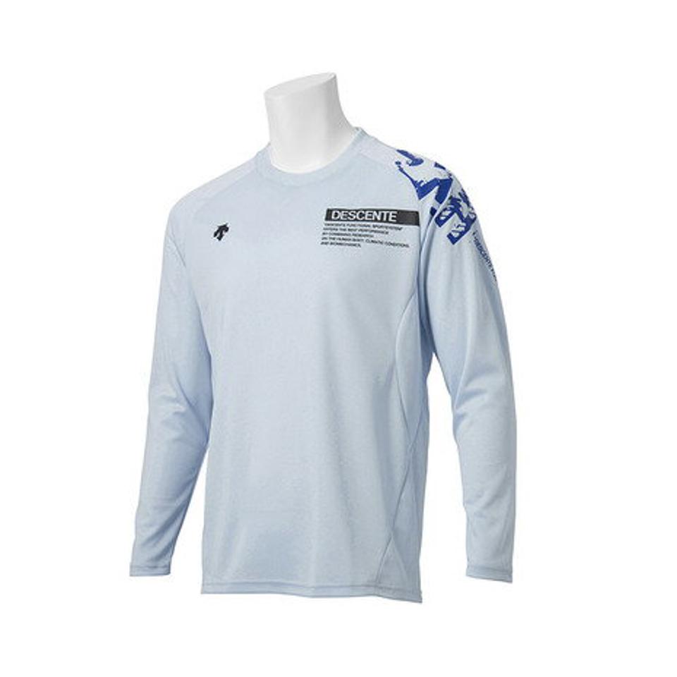 デサント（DESCENTE） バレーボールウェア 長袖プラクティスシャツ DVUSJB51 WH （メンズ）
