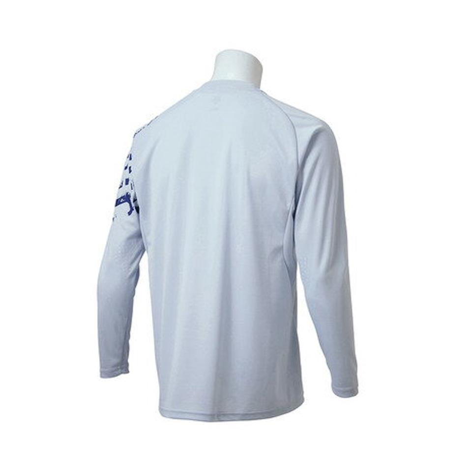 デサント（DESCENTE） バレーボールウェア 長袖プラクティスシャツ DVUSJB51 WH （メンズ）