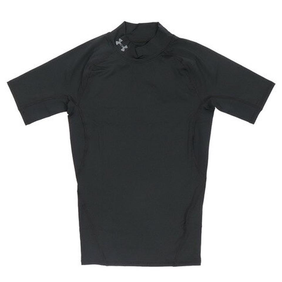 アンダーアーマー（UNDER ARMOUR）（メンズ）ヒートギアアーマー モック ショートスリーブ 1358576 BLK/GPH AT オンライン価格