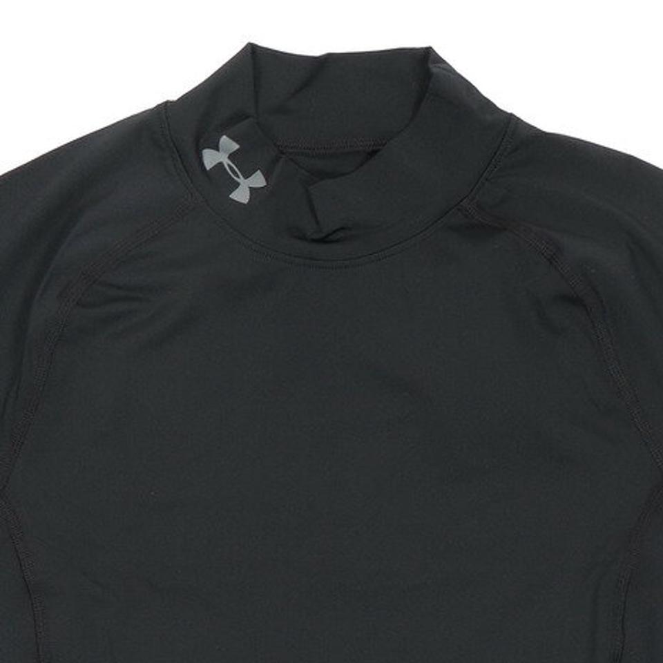 アンダーアーマー（UNDER ARMOUR）（メンズ）ヒートギアアーマー モック ショートスリーブ 1358576 BLK/GPH AT オンライン価格