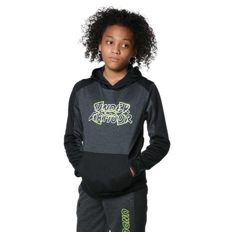 アンダーアーマー（UNDER ARMOUR）（キッズ）スウェット ジュニア フリース プラス フーディー 1366331 001 トレーナー