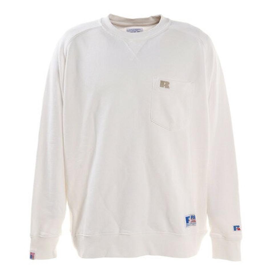 ラッセル（RUSSELL）（メンズ）PRO USA スウェットクルーシャツ RBM21F0001 WHT