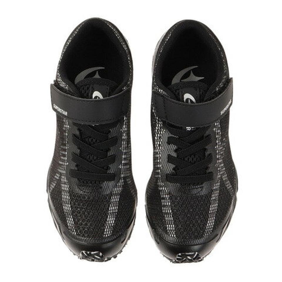 ムーンスター（MoonStar）（キッズ） ジュニアスポーツシューズ スーパースター 12293536 ベルクロ ベルト付き スニーカー バネのチカラ