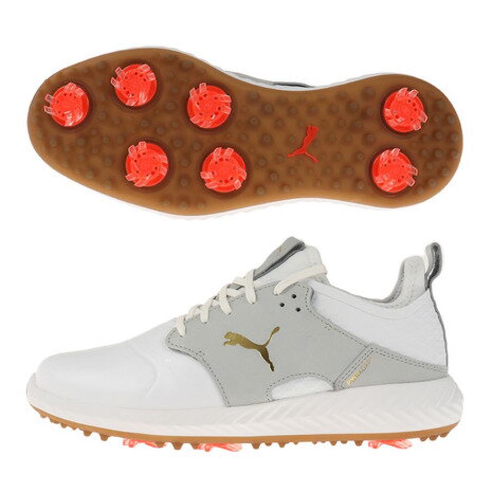 プーマ（PUMA）（メンズ）ゴルフシューズ スパイク メンズ シューレース イグナイト パワーアダプト ケージド クラフテッド 193825-04