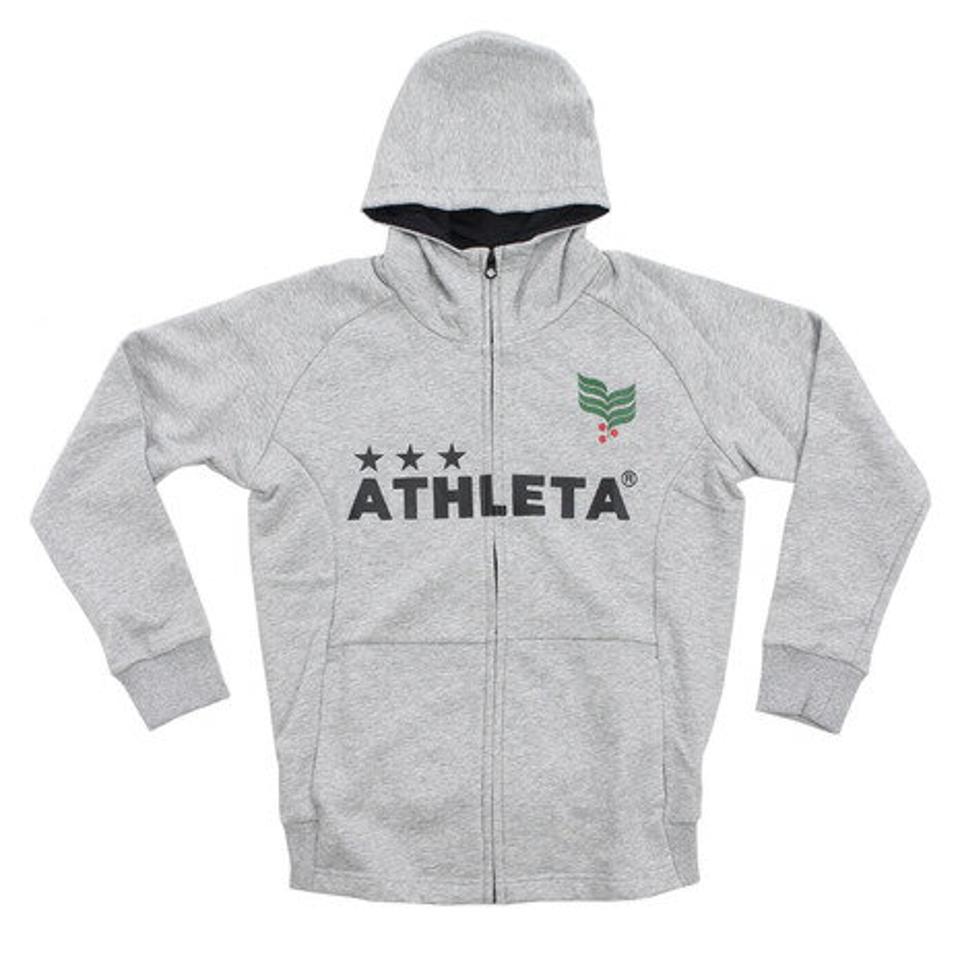 アスレタ（ATHLETA） ジュニア ウェア スウェットジップパーカー XE-284J グレースポーツウェア （キッズ）