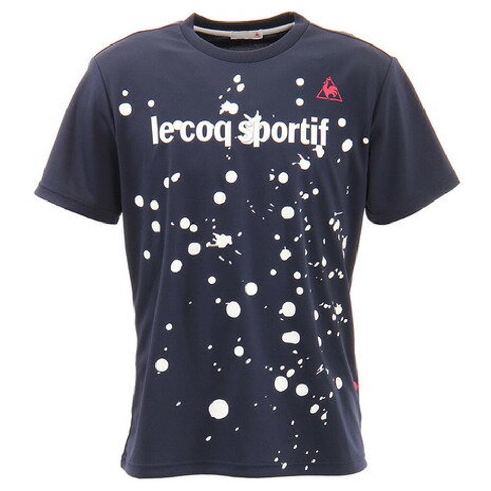 ルコック スポルティフ（Lecoq Sportif） 半袖シャツ QMMPJA11XB NVY （メンズ）