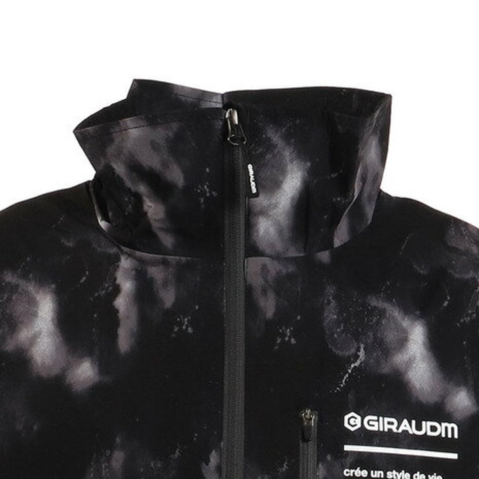 【12/10 24h限定 エントリー＆対象4店舗買い回りで最大P10倍！】ジローム（GIRAUDM）（メンズ）メンズ スポーツウェア ウインドブレーカー 絶耐撥水 吸湿発熱 裏起毛メッシュ ウィンドジャケット 854GM1SD2075 BLK