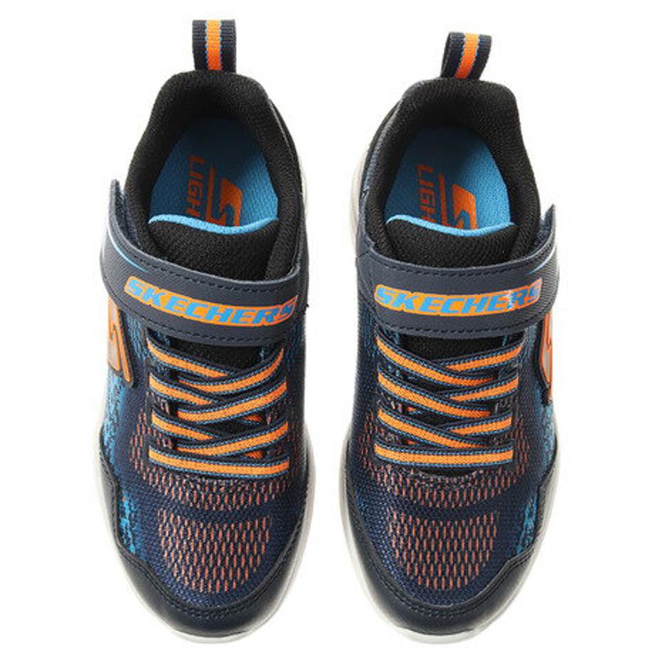スケッチャーズ（SKECHERS）（キッズ）スニーカー ジュニア 青 紺 エレプターズ ERUPTERS 3 DERLO 90563L ブルーグリーン ネイビー スポーツシューズ