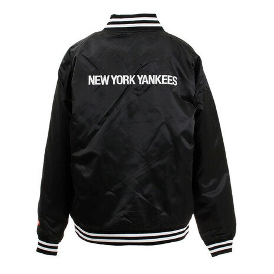 MJ・MLB（MJ・MLB） スタジャン ヤンキース サテンジャケット 3Lサイズ MM23-NY-1F07-BK-2XL （メンズ）