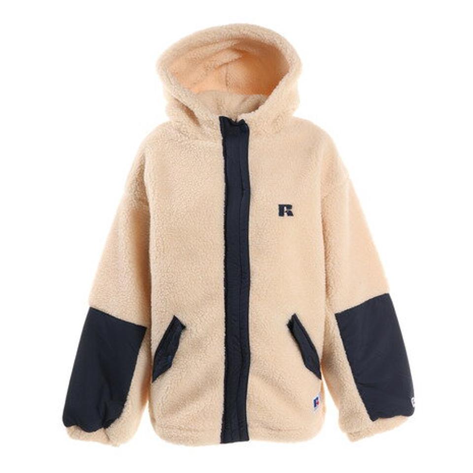 【12/10 24h限定 エントリー＆対象4店舗買い回りで最大P10倍！】ラッセル（RUSSELL）（レディース）ボアフリースジャケット RBL21F1005