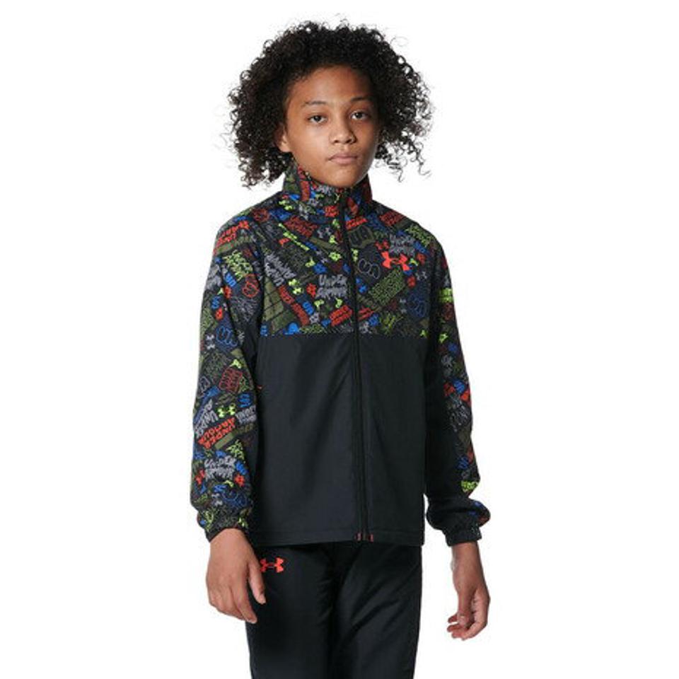 アンダーアーマー（UNDER ARMOUR） トリコット ライン ジャケット 1368589 002 （キッズ）