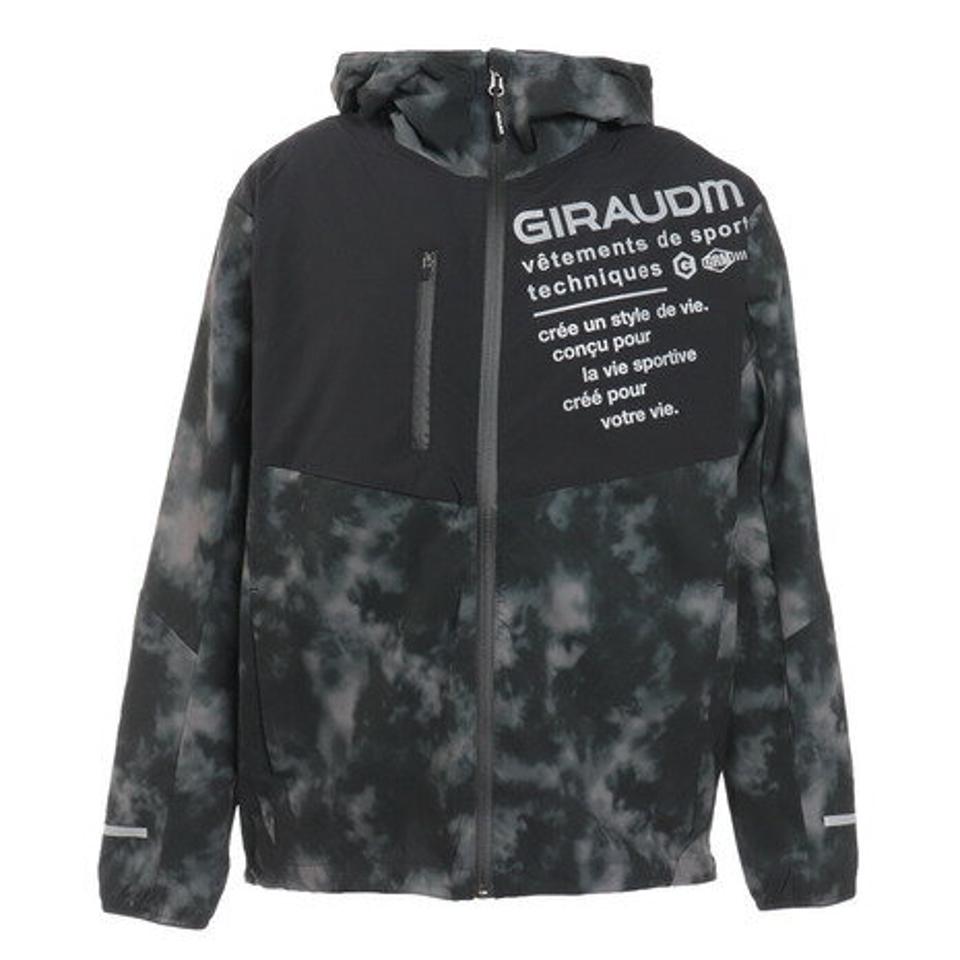 【2/5 24h限定 エントリー＆対象4店舗買い回りで最大P10倍！】ジローム（GIRAUDM）（メンズ）メンズ スポーツウェア ウインドブレーカー 絶耐撥水 ライトタフタ フルジップパーカー 854GM1SD2074