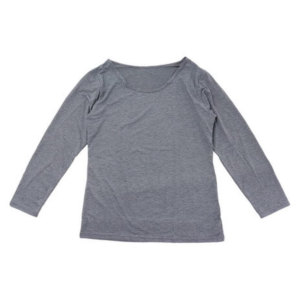 エーシーピージー(ACPG) ヒートクロス インナーシャツ あったか 薄手 9分袖 クルーネックシャツ (レディース)