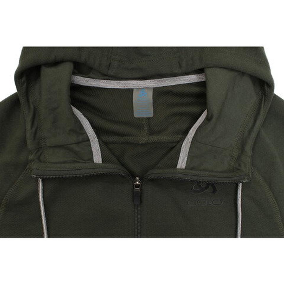 オドロ（ODLO） パーカー Hoody midlayer full zip 350002 climbing ivy オンライン価格 （メンズ）