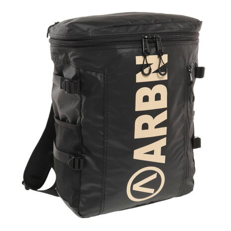【10%OFFクーポン 19日まで】 エアボーン（ARBN）（メンズ、レディース）ボックス バックパック ARBN21-G001 BLK