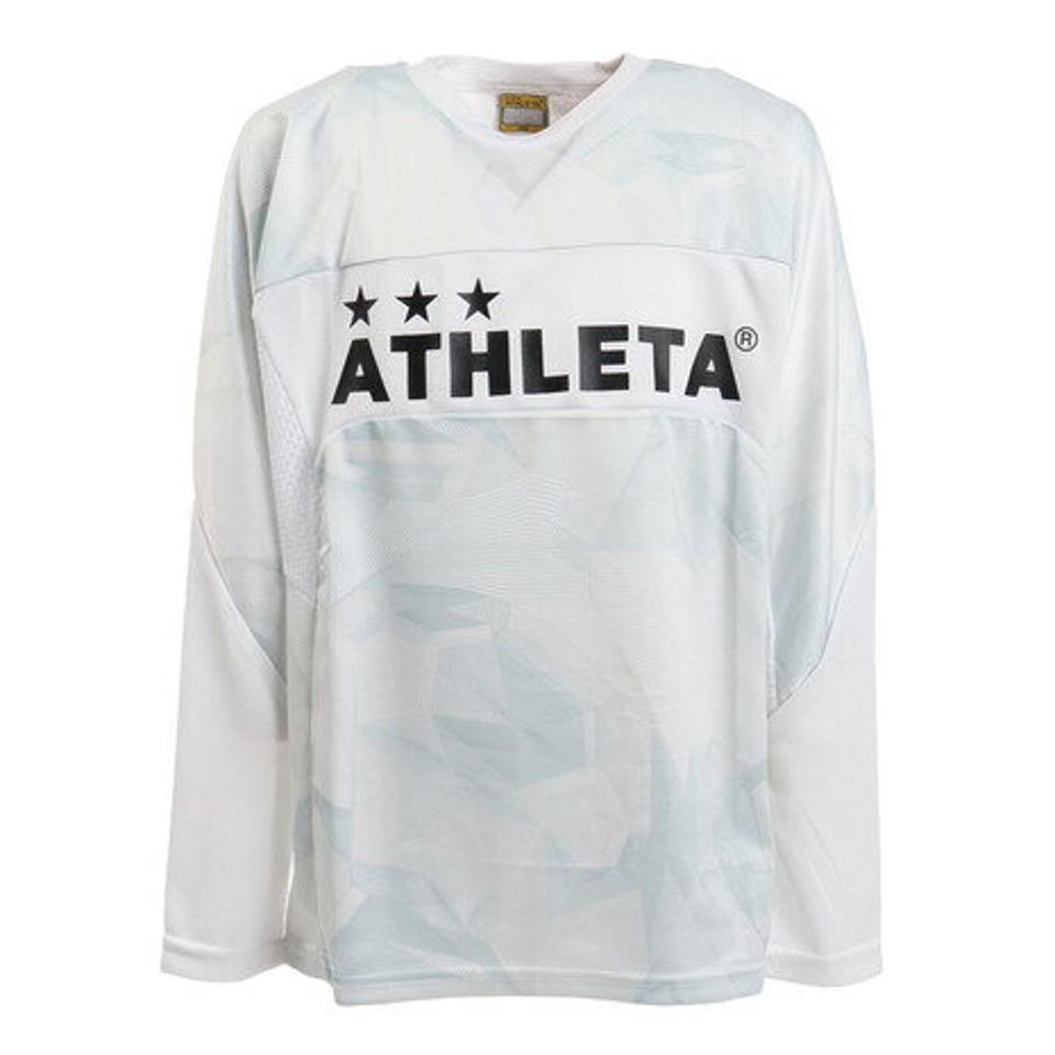 【5/15限定 エントリー＆3点以上ご購入でP最大10倍】アスレタ（ATHLETA） サッカー フットサルウェア ジュニア プラクティスシャツ 2353J WHT （キッズ）