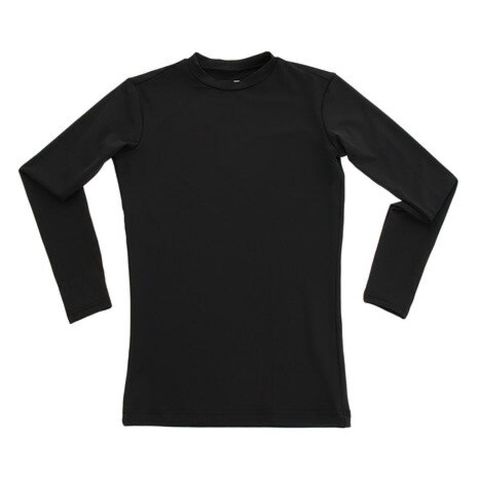 エックスティーエス（XTS） 野球 アンダーシャツ ジュニア ストレッチ 丸首 長袖 インナー シャツ 724G6ES4171 黒 （キッズ）