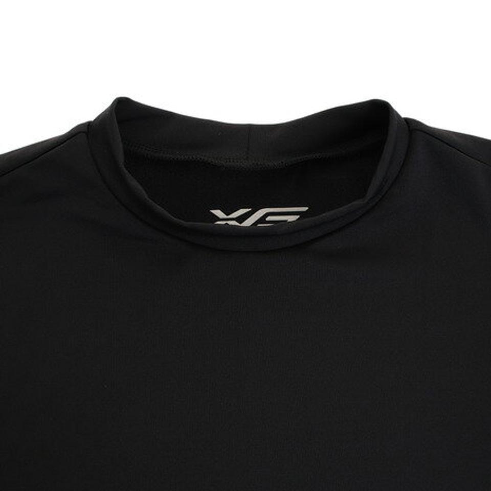 エックスティーエス（XTS） 野球 アンダーシャツ ジュニア ストレッチ 丸首 長袖 インナー シャツ 724G6ES4171 黒 （キッズ）