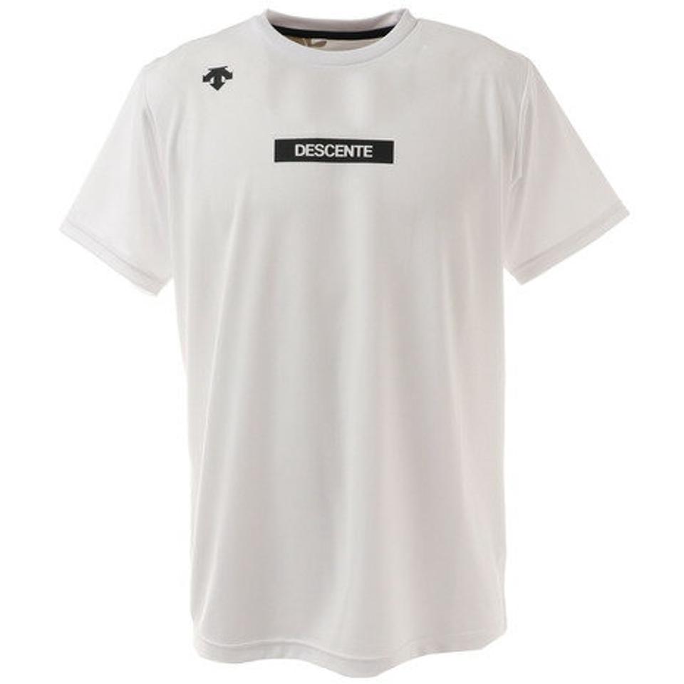 【5点以上で10％OFFクーポン！8/11まで】デサント（DESCENTE） バレーボールウェア DPP半袖プラクティスシャツ DX-B0947XB WH （メンズ、レディース）