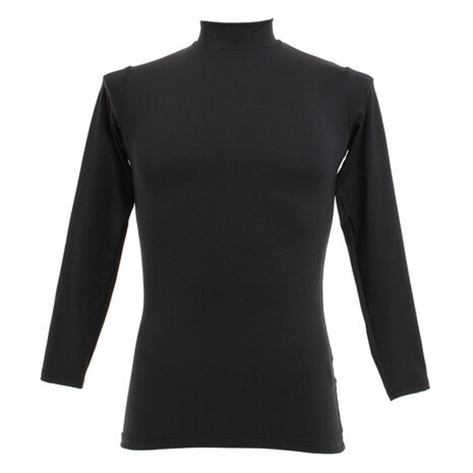 エックスティーエス（XTS） 野球 アンダーシャツ ストレッチ ハイネック 長袖 インナー シャツ 723G6ES4166 黒 （メンズ）