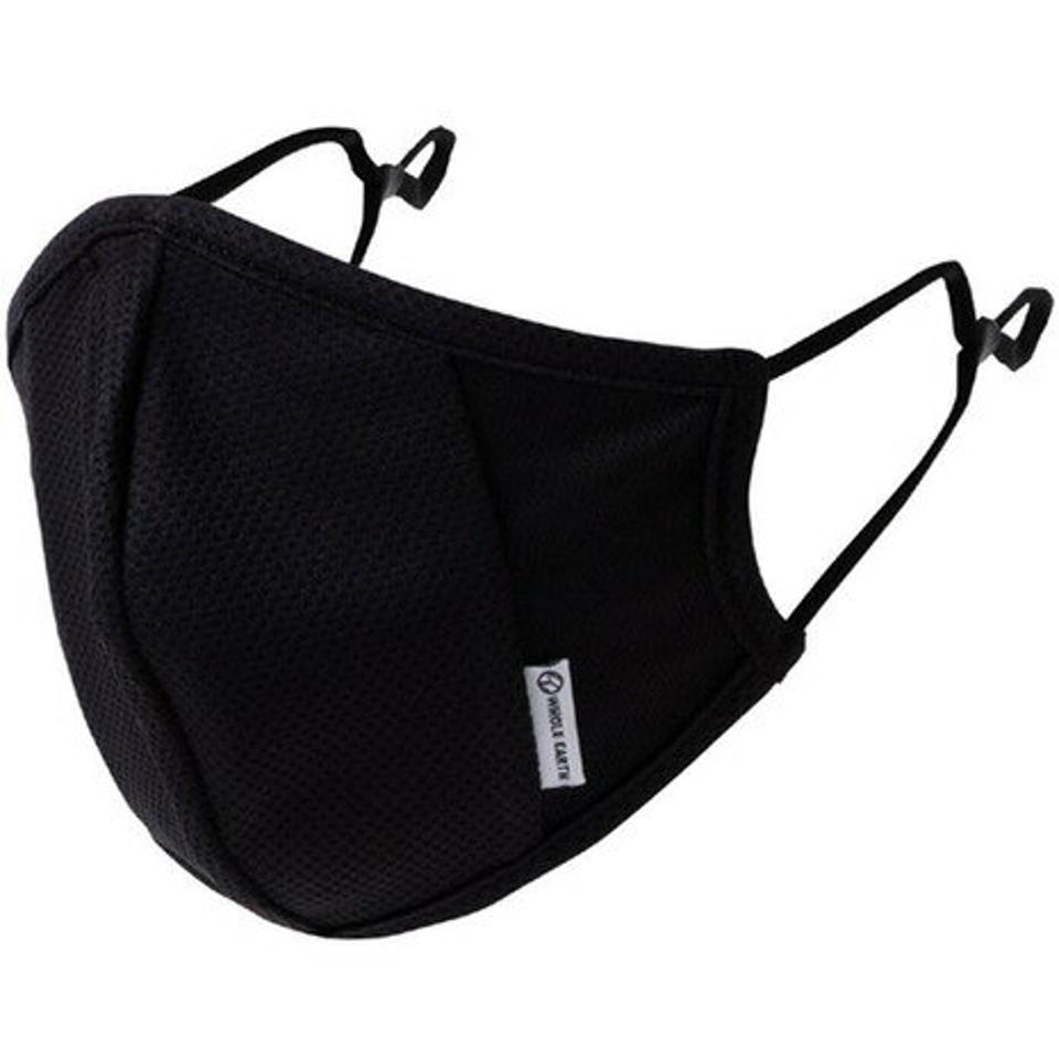 ホールアース（Whole Earth）（メンズ、レディース）アウトドア スポーツマスク 抗菌 消臭 フェイスガード 洗えるマスク 3枚入り ブラック WE2HFZ02 BLK