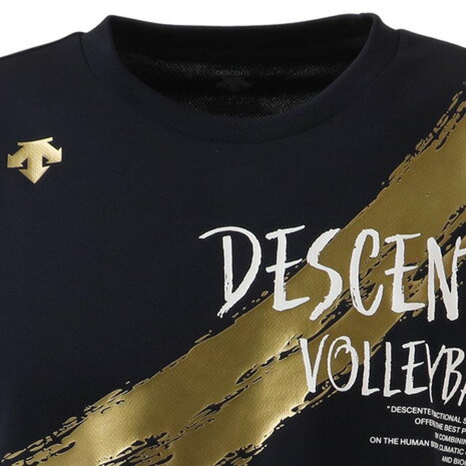 デサント（DESCENTE）（メンズ、レディース）バレーボールウェア DPP半袖プラクティスシャツ DX-B0946XB NV