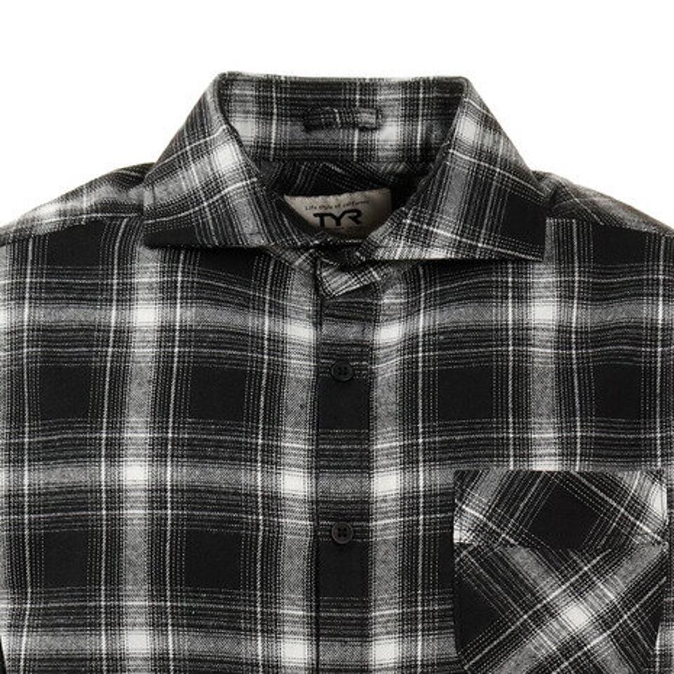 ティア（TYR） チェック 長袖シャツ TSHNCHK-20SRL WHT/BLK オンライン価格 （メンズ）
