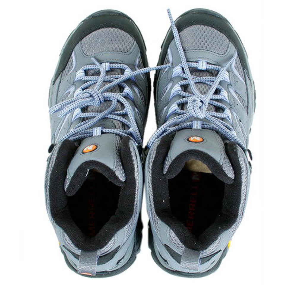 【10/10 24h限定エントリー&対象4店舗買い回りで最大P10倍!】メレル(MERRELL) アウトドアシューズ トレッキングシューズ 登山靴 MOAB2 MID GTX モアブ 2 ミッド 06066 GREY ゴアテックス 400g 防水 (レディース)