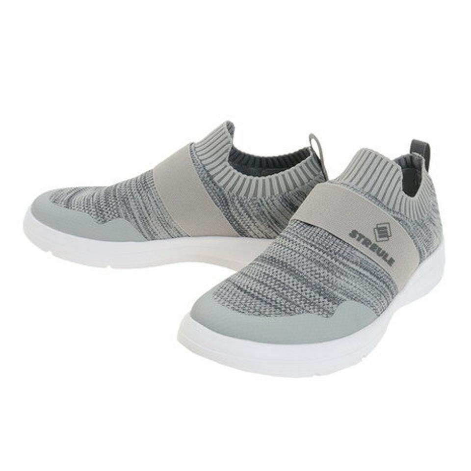 【ポイント10倍】シュトロイレ（STREULE） スニーカー スライダーシューズ Wolke Knit 801ST1MS4703GRY （メンズ）