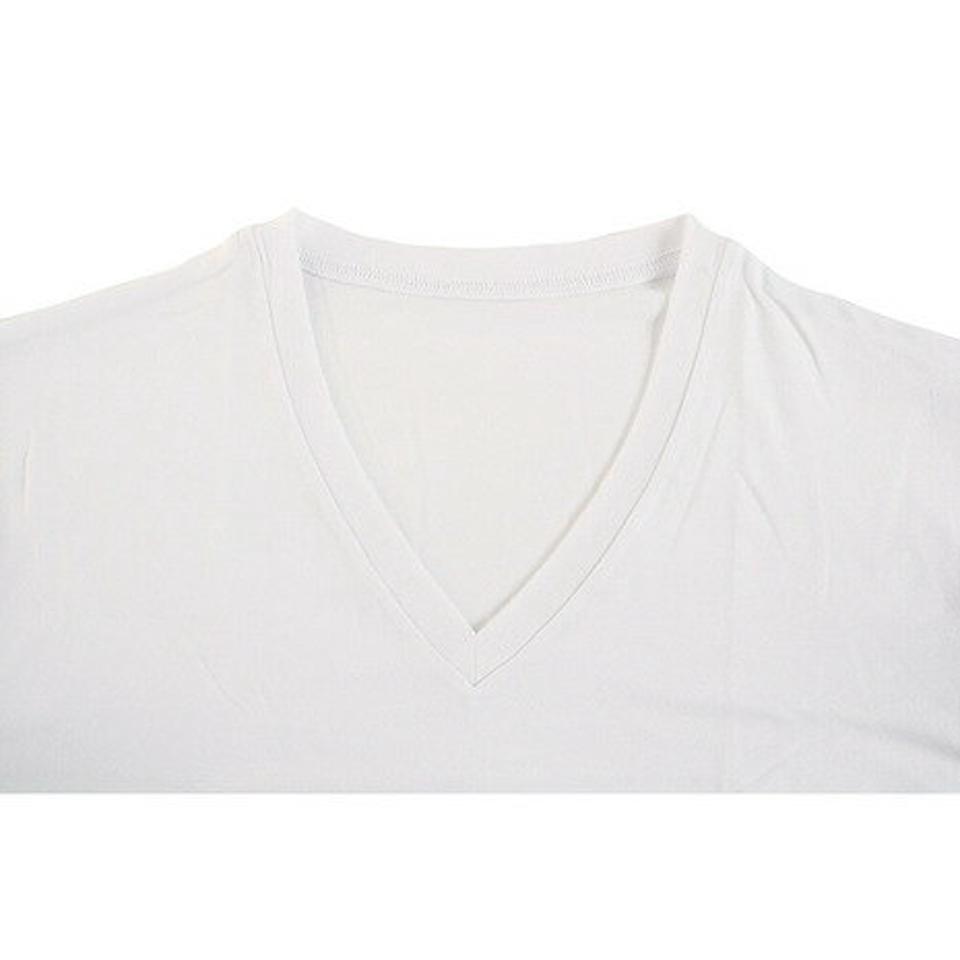 クー（Coo.） マイクロベーター 半袖Vネック アンダーシャツ 891Q5SK2807WHT （メンズ）