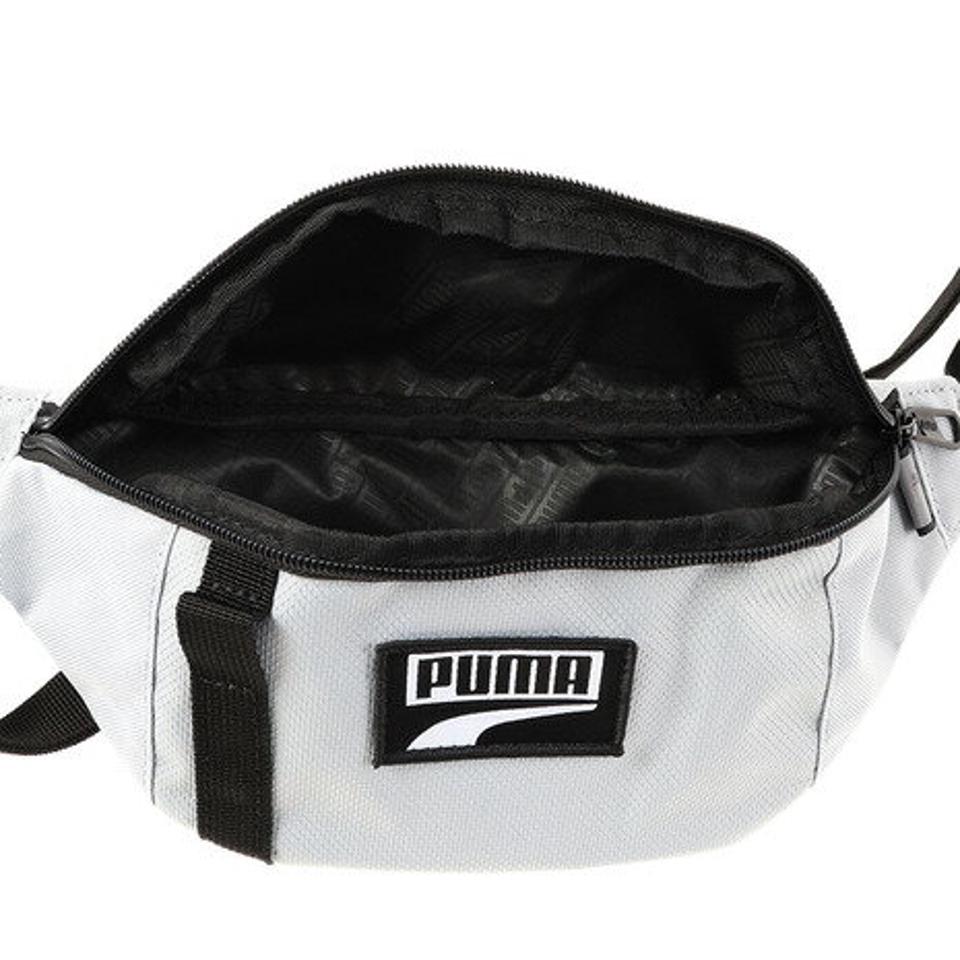 【10%OFFクーポン 12/8まで】プーマ（PUMA）（メンズ、レディース）デッキウエストバッグ 076906-02 GRY