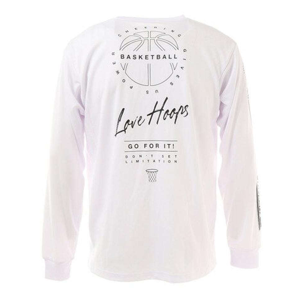 エックスティーエス（XTS）（メンズ）バスケットボールウェア ドライプラス CHEERING GIVES シャツ 751G1CD6616 WHT