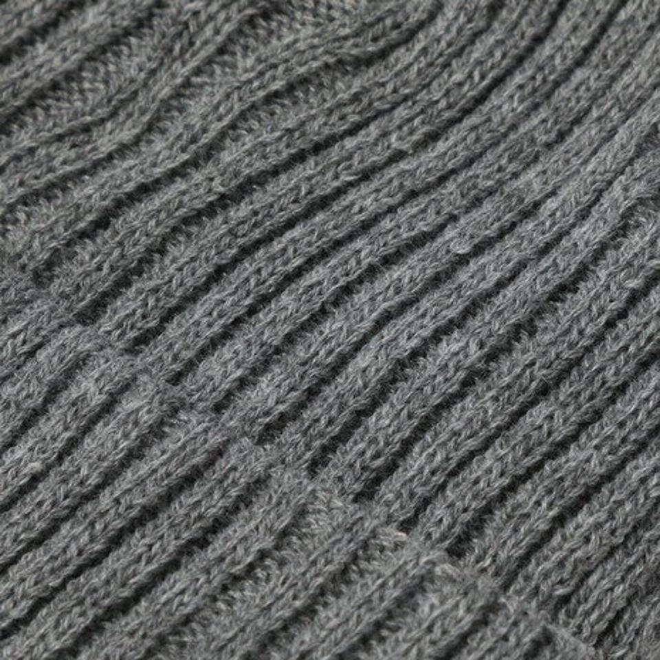 エルケクス(ELKEX)(メンズ)リブフィッシャーマンキャップ 897EK1ST2649 GRY 防寒