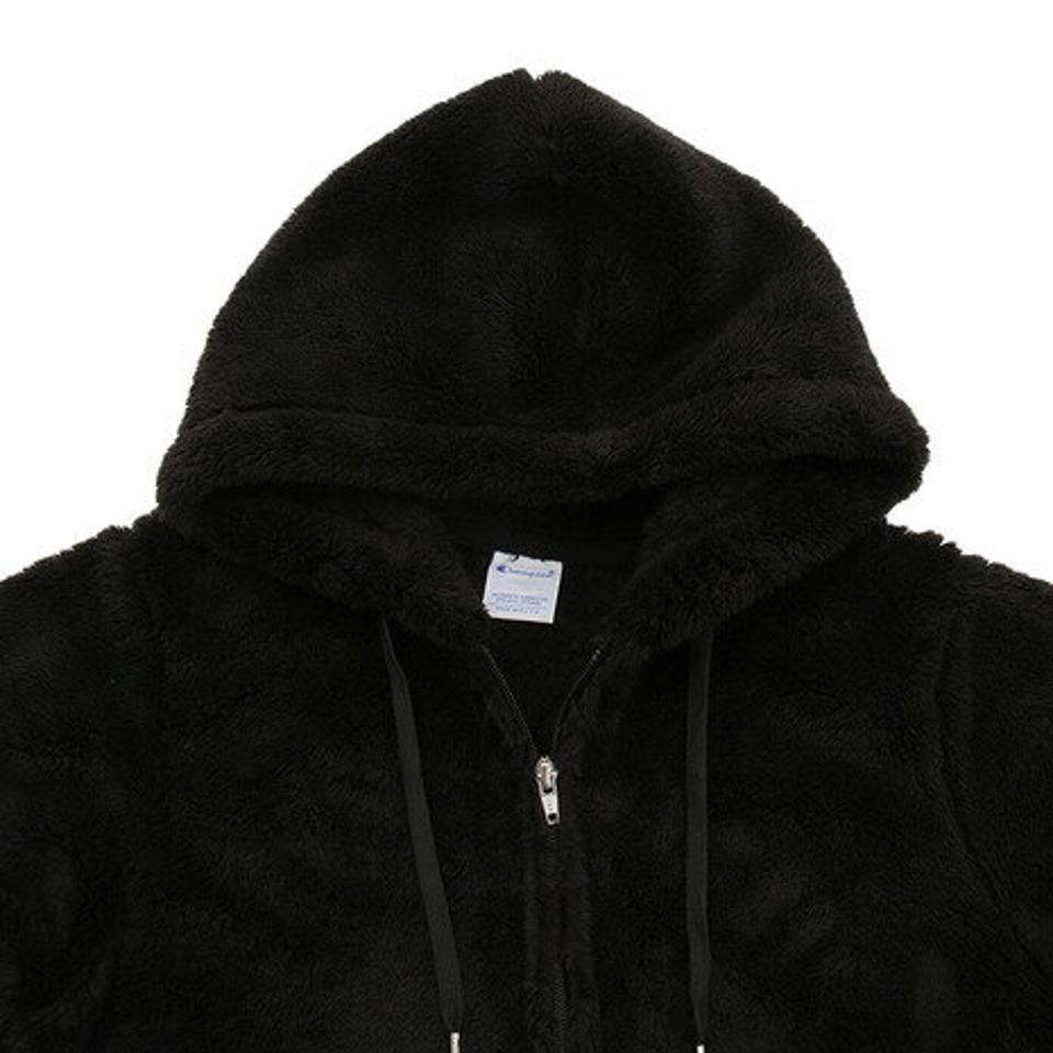 チャンピオン-ヘリテイジ（CHAMPION-HERITAGE）（レディース）ボア フリース ジップフードフリースジャケット CW-L604 090 もこもこ