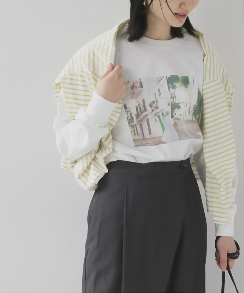 USAコットンフォトプリントTシャツ◆（JOURNAL STANDARD relume）