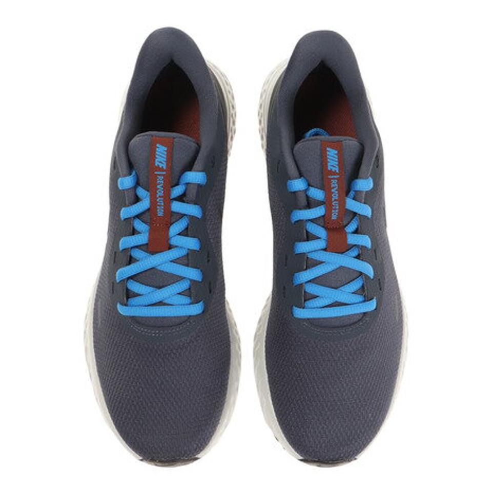 ナイキ(NIKE)(メンズ)レボリューション 5 サンダーブルー BQ3204-404 ランニング トレーニングシューズ スニーカー ジョギング