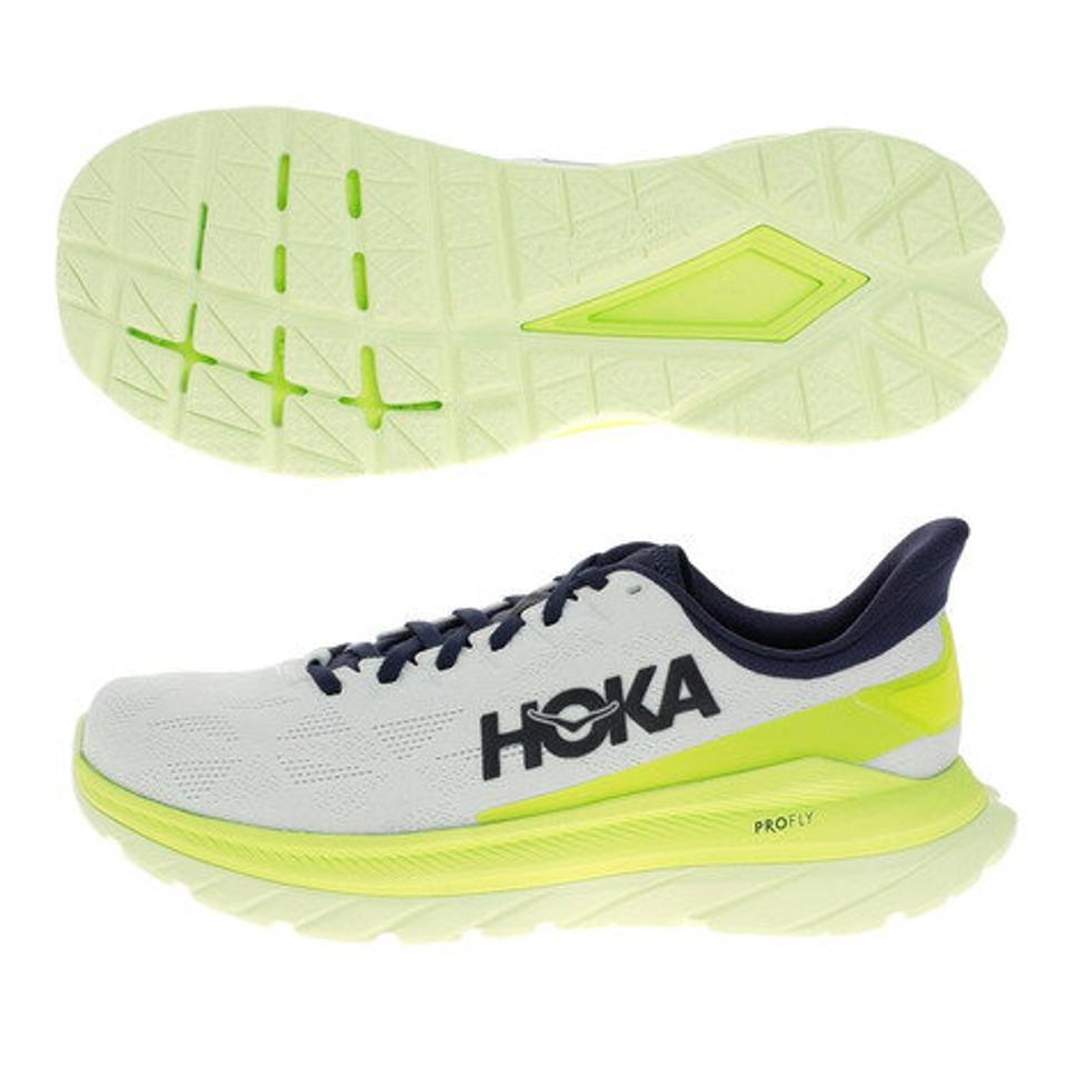 【ランニング対象品購入&エントリーでP10倍!8/19 20:00〜8/28 23:59】ホカ(HOKA) ランニングシューズ ジョギングシューズ マッハ4 MACH4 1113528-BFCT マラソン (メンズ)