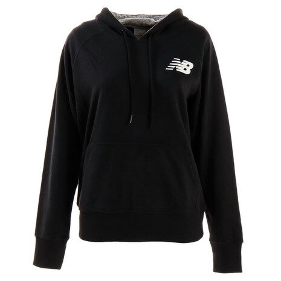 ニューバランス（new balance）（レディース）スウェット レディース フレンチテリーフリースフーディ AWT91854BK オンライン価格