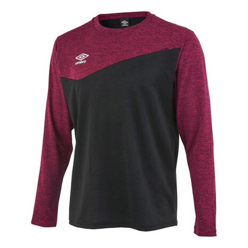 アンブロ(UMBRO) サッカーウェア 杢カラー長袖プラクティスシャツ UUUSJB52 EPNK (メンズ)