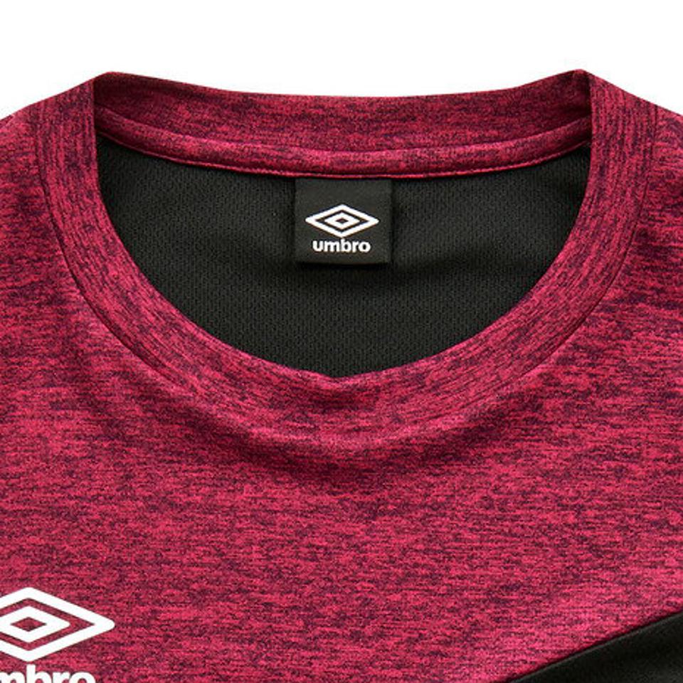 アンブロ(UMBRO) サッカーウェア 杢カラー長袖プラクティスシャツ UUUSJB52 EPNK (メンズ)