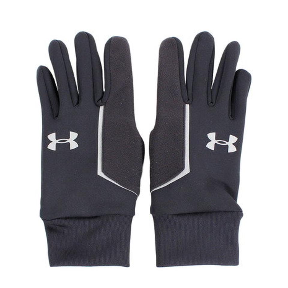 【ランニング対象品購入&エントリーでP10倍!8/19 20:00〜8/28 23:59】アンダーアーマー(UNDER ARMOUR) コールドギア インフラレッド ライナーグローブ 1318571 BLK/BLK/SIL RN (メンズ)