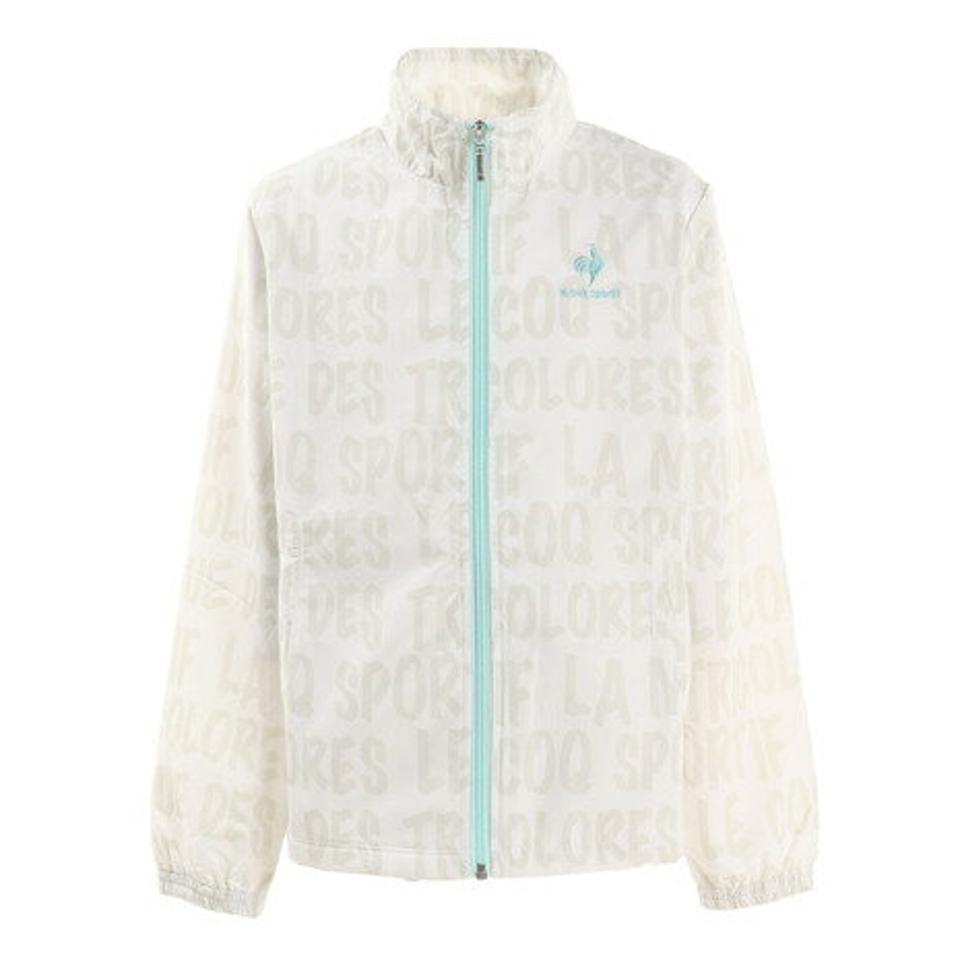 ルコック スポルティフ（Lecoq Sportif） ジュニア スポーツウェア　ウインドブレーカー ガールズ ウインドジャケット QMJSJF21 WHT （キッズ）