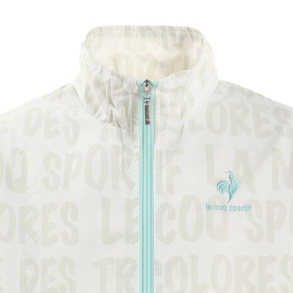 ルコック スポルティフ（Lecoq Sportif） ジュニア スポーツウェア　ウインドブレーカー ガールズ ウインドジャケット QMJSJF21 WHT （キッズ）