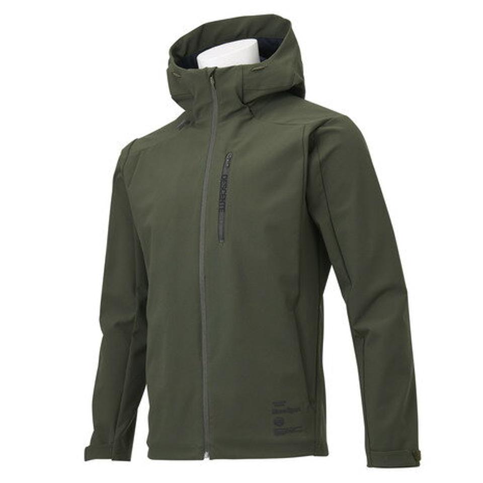 デサント（DESCENTE） ソフトシェル フーデッドジャケット DMMSJF13 KH （メンズ）