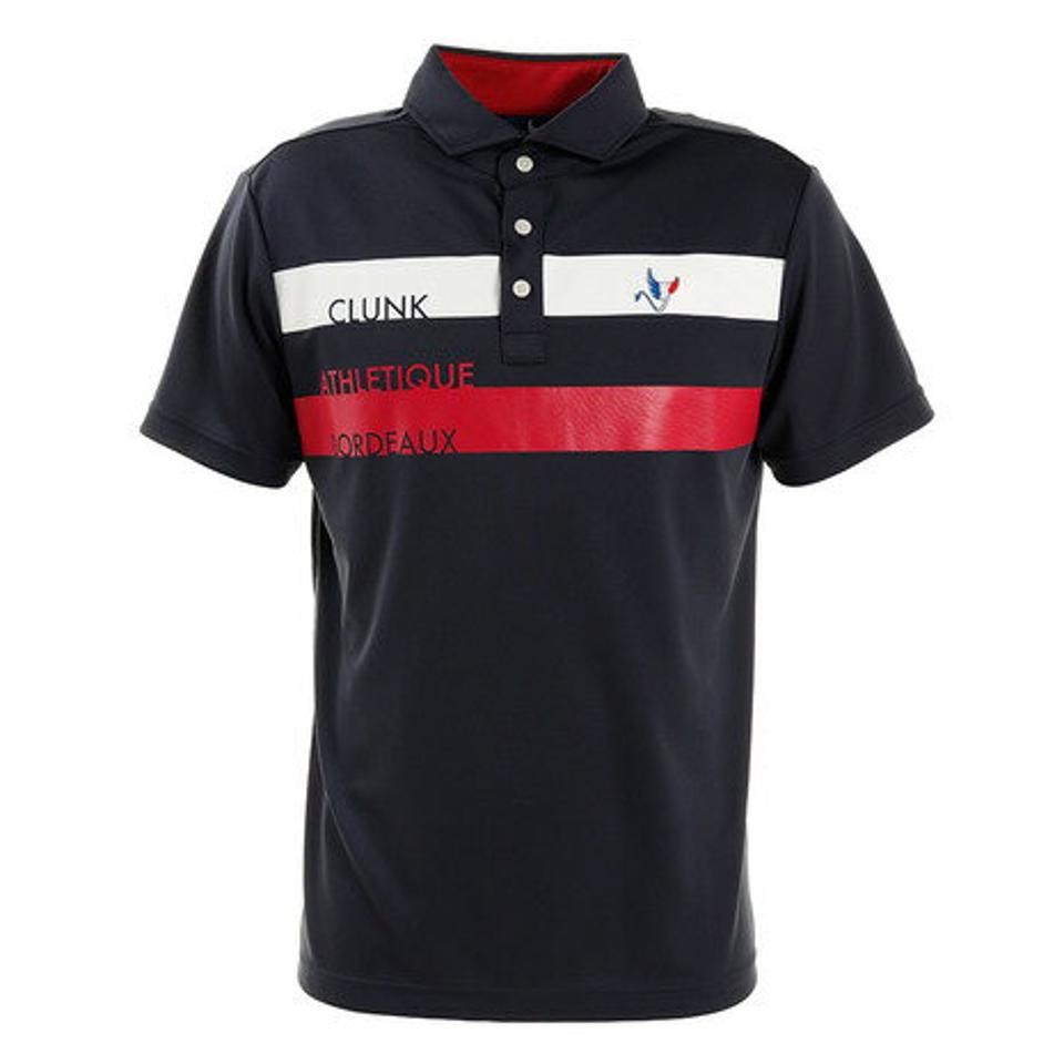 クランク(CLUNK) ゴルフ ポロシャツ ショルダーラインポロシャツ CL5HTG09 NVY (メンズ)