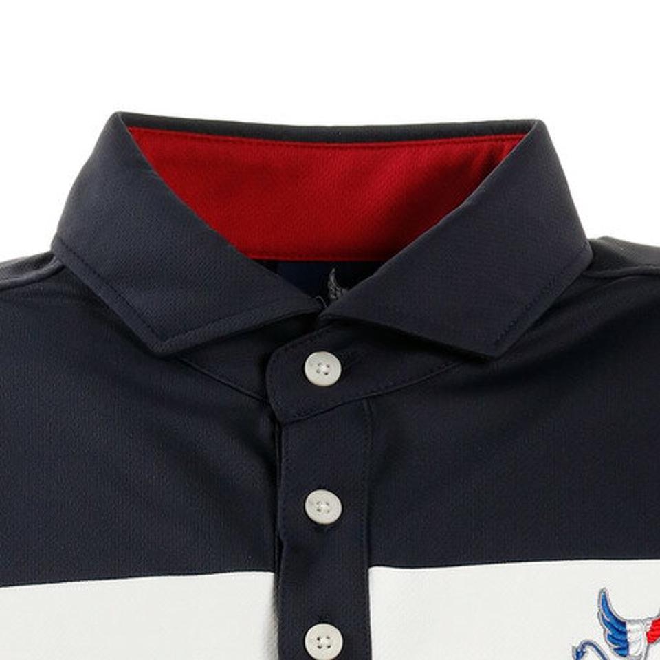 クランク(CLUNK) ゴルフ ポロシャツ ショルダーラインポロシャツ CL5HTG09 NVY (メンズ)