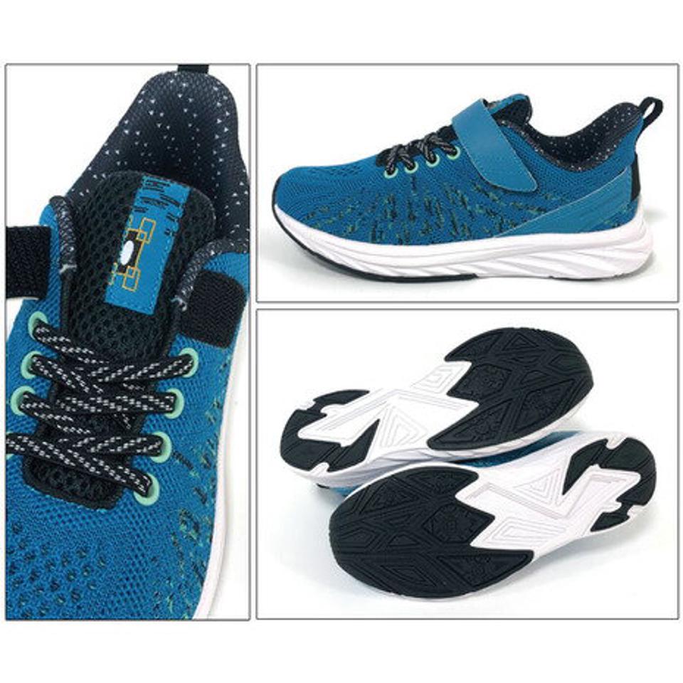 瞬足（syunsoku） ジュニアスポーツシューズ ベルクロ ベルト付き スニーカー 時透無一郎 コラボグッズ 運動靴 KYS 0010 （キッズ）