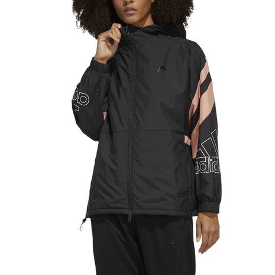 アディダス（adidas） アウトライン バッジ オブ スポーツ ウインドブレーカー ジャケット JIL29-H29512 （レディース）