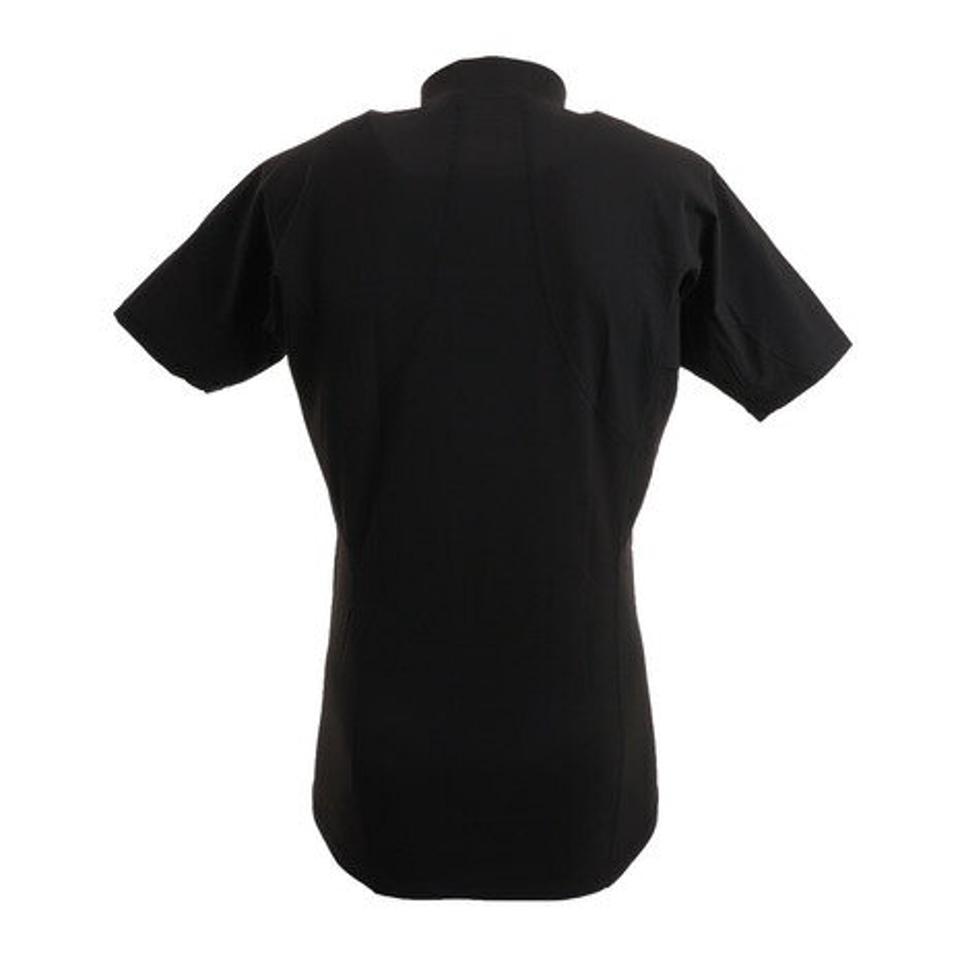 デサント(DESCENTE) 野球 アンダーシャツ ハイネック半袖アンダーシャツ STD-720 BLK (メンズ)