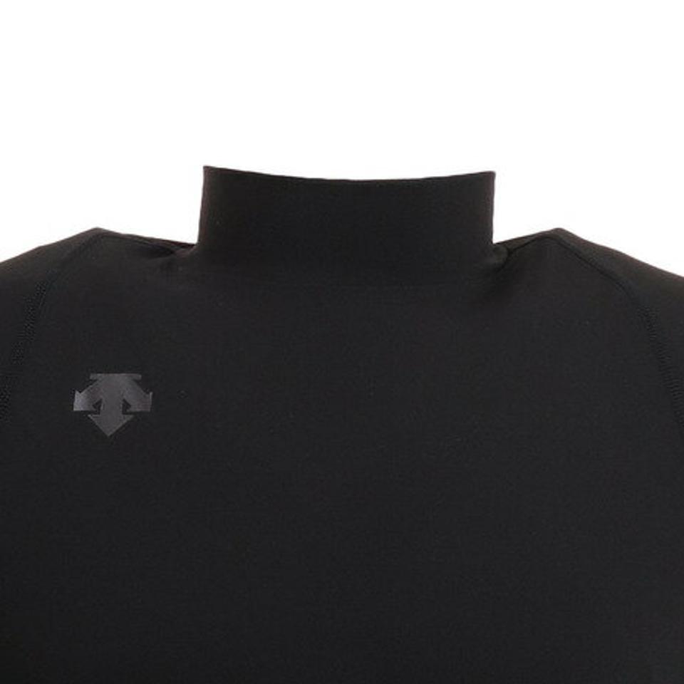 デサント(DESCENTE) 野球 アンダーシャツ ハイネック半袖アンダーシャツ STD-720 BLK (メンズ)